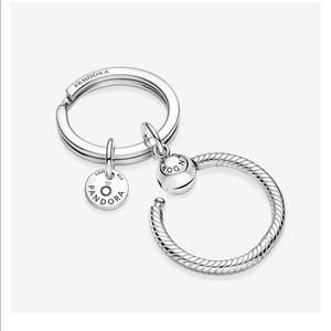 Pandora moments charm key chain